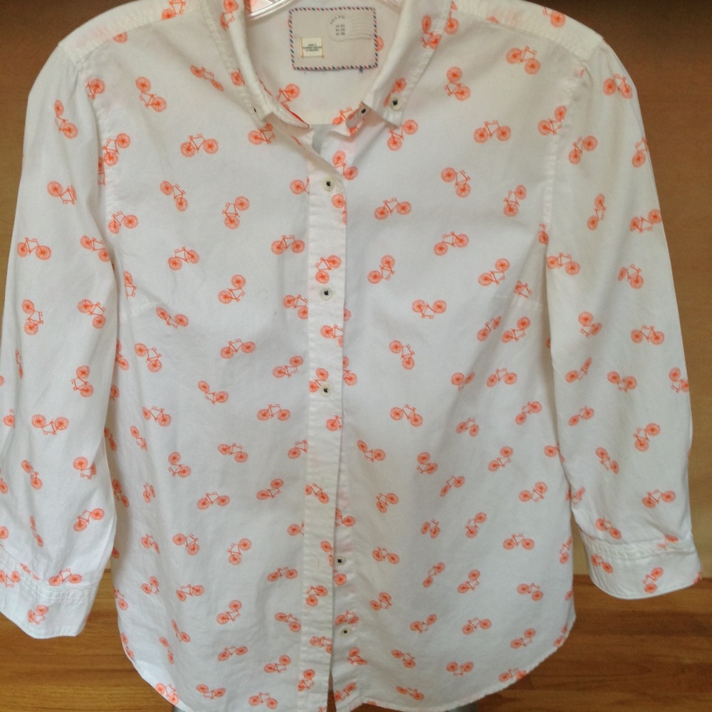 Anthropologie 100% Cotton Button-down